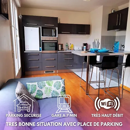 Studio 2 Pers Avec Parking Proche Versailles Paris Saint-Cyr-l'Ecole Exterior photo